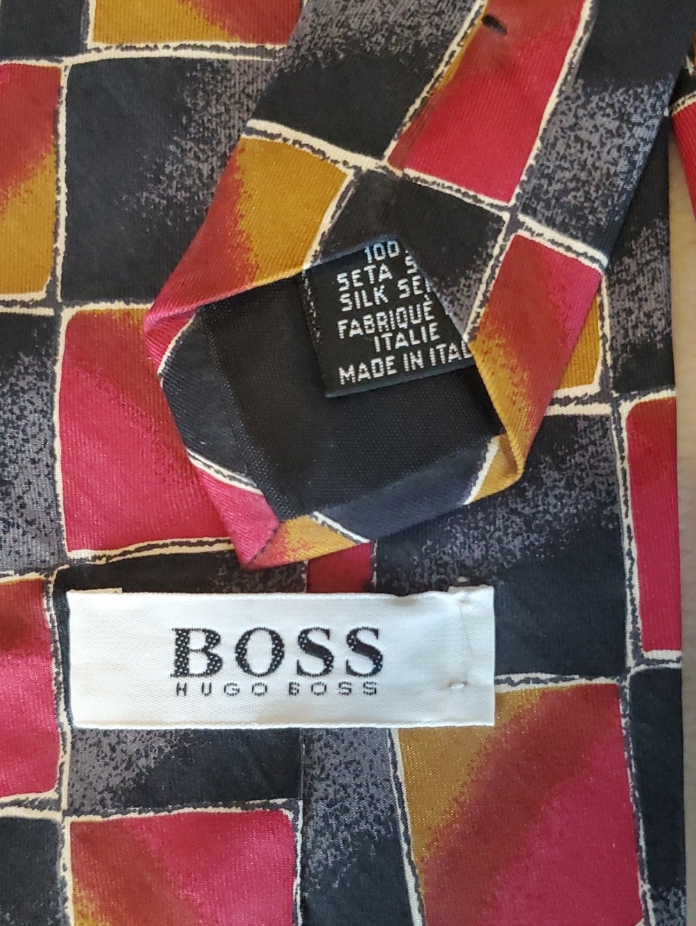 HUGO BOSS TIE, 100% SILK, Made In Italy - Picture 4 of 4